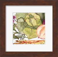 Framed Vegetable Melange II