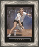 Framed Power - Tennis Player