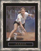 Framed Power - Tennis Player