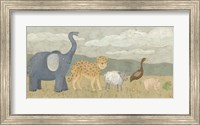 Framed Animals All in a Row I