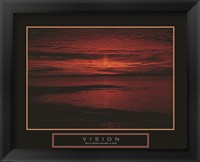 Framed Vision - Crimson Morning