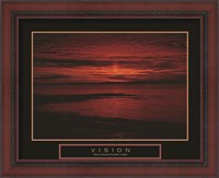 Framed Vision - Crimson Morning