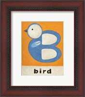 Framed B is for Bird