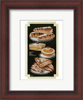 Framed French Pastries II
