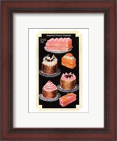 Framed French Pastries III
