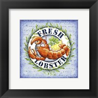 Framed Seafood Sign IV