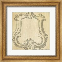 Framed Decorative Elegance IV