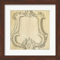 Framed Decorative Elegance IV