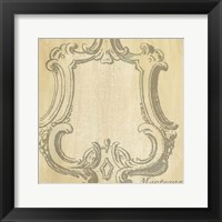 Framed Decorative Elegance IV