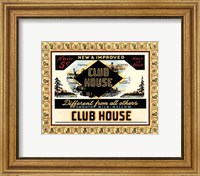 Framed Clubhouse Cigars