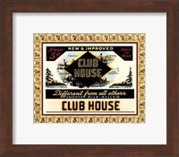 Framed Clubhouse Cigars