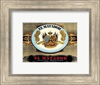 Framed El Matador Cigars