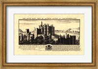 Framed Vintage Alnwick Castle