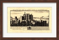 Framed Vintage Alnwick Castle