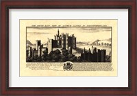 Framed Vintage Alnwick Castle