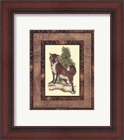 Framed Rustic Fox