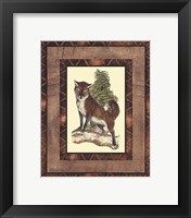 Framed Rustic Fox