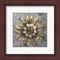 Framed Rosette & Damask II