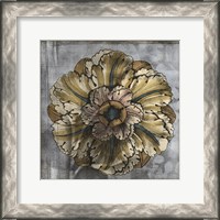 Framed Rosette & Damask IV