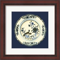 Framed Porcelain Plate IV