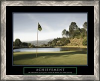Framed Achievement-Golf Commit Yourself