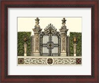 Framed Grand Garden Gate III
