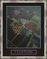 Framed Teamwork-Skydivers