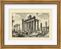 Framed Vintage Roman Ruins I