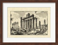 Framed Vintage Roman Ruins I