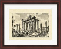 Framed Vintage Roman Ruins I