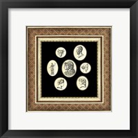 Classic Cameos II Framed Print