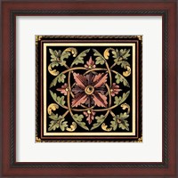 Framed Decorative Tile Design III