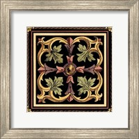 Framed Decorative Tile Design VI