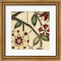 Framed Floral Mosaic IV