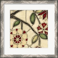 Framed Floral Mosaic IV