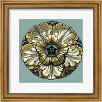 Framed Floral Medallion V