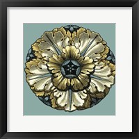 Framed Floral Medallion V