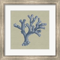 Framed Chambray Coral II