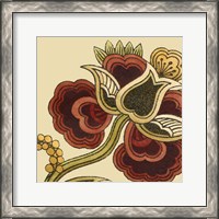 Framed Paprika Floral I