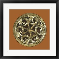 Framed Graphic Medallion III