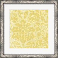 Framed Damask Detail I