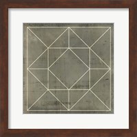 Framed Geometric Blueprint VIII