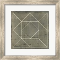 Framed Geometric Blueprint VIII
