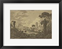 Framed Italian Landscape I