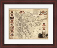 Framed Map of Cambridge