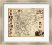 Framed Map of Cambridge