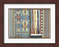 Framed Indian Carpet Design