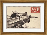 Framed Vintage Airmail I