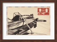 Framed Vintage Airmail I