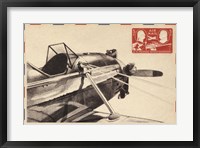 Framed Vintage Airmail I